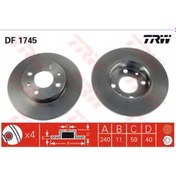 Resim Trw Fiat Tipo Fren Diski Takım Opar 7663465 