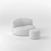 Resim PATARA HOME Mila Modell Gri Puff & Armut Koltuk 