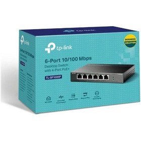 Resim TP-Link TL-SF1006P 6 Port 10/100 Mbps Port PoE 2 Uplınk Switch 
