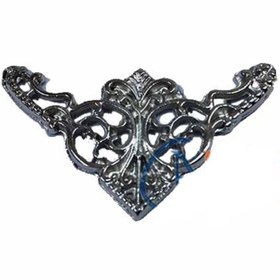 Resim Skygo Dekoratif Köşe Süsü, Köşelik - Küçük, 19x34mm, Nikel, 100 Adet 