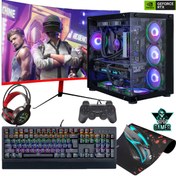 Resim GAMELİNE ELS41 RYZEN 5 5500 16GB DDR4 500GB SSD RTX3060 12GB 24" CURVED OYUNCU MASAÜSTÜ BİLGİSAYAR 