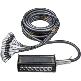 Resim Misda Store Merz STAGE-16C-20M 16 Kanal 20 Metre Multicore Kablolu Hazır Stage Box 
