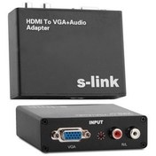 Resim S-link SL-VHC11 Vga To Hdmı Dönüştürücü Adaptör S-Link