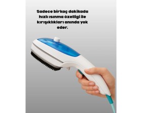 Resim Renkli ve Pratik Kompakt Buharlı Ütü ile Kolay Ütüleme Keyfi 