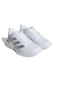 Resim Adidas Court Team 2.0 W Kadın Voleybol Ayakkabısı Hr1235 Beyaz Beyaz 