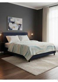 Resim Özdilek Prime Çift Kişilik Natural Marble Battaniye Çok Renkli 