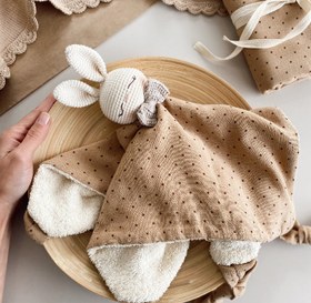 Resim Havlu&Müslin Uyku Arkadaşı TABANI - Hardal Benekli 