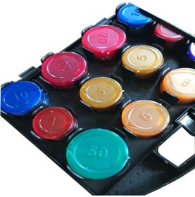 Resim Poker Fişi Çantalı 96 Chip Çip Oyun Seti 