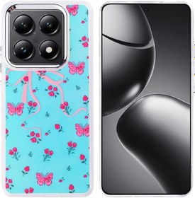 Resim Zore 14t Pro Kılıf Airbag Tasarımlı İksp Hadra Kapak - Kelebek Kelebek 