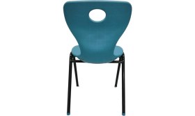 Resim Adem Koç Plastik Betina Metal Ayaklı Monoblok Okul Öğrenci Kolej Sandalyesi 