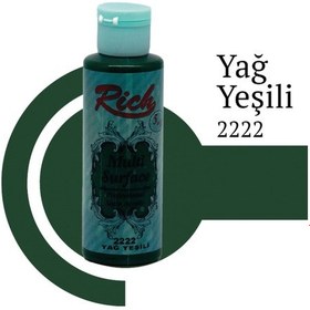 Resim Rich Multi Surface Her Yüzey Akrilik Boya 120 Cc. 2222 Yağ Yeşili 