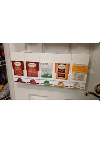 Resim Opencart Çay Poşeti Dispenseri - Duvara Monte - Versiyon 8 Sadece Plastik Aparattır 