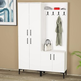 Resim Kalender Dekor Rose-1-4 Portmanto Vestiyer Ayakkabılık RS01 