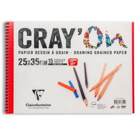 Resim Banadabak Clairefontaine Crayon Resim Defteri 25X35 Spiralli 120 Gr 15 Yp 966350 