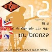 Resim Rotosound TB12 Tru Bronze Akustik Gitar Teli (12-54) 