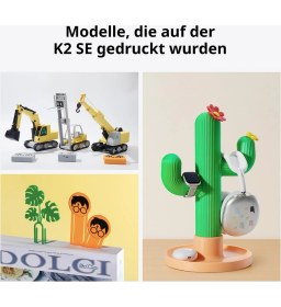 Resim Creality K2 Se Combo 3D Yazıcı 2026, Cfs ile Çok Renkli Baskı, 500 Mm/s'ye Kadar Yüksek Hız, Akıllı Otomatik Dengeleme, Tamamen Metal Çerçeve, Tamamen Önceden Monte Edilmiş, 220 × 215 × 245 mm 
