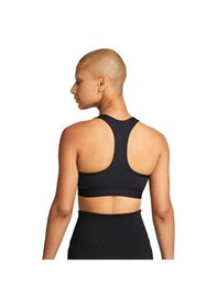 Resim Nike Swoosh Medium Support Kadın Sporcu Sütyeni Dx6821-010 Siyah Siyah 