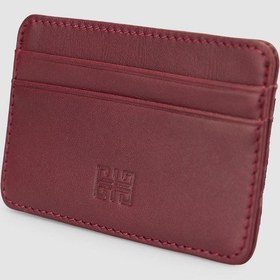 Resim Cabani Koyu Bordo Hakiki Deri Kartlık Bordo 