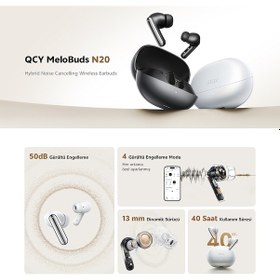 Resim Qcy Melobuds N20 Bluetooth 6.0 Kulakiçi Kulaklık 