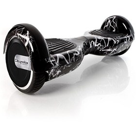 Resim Citymate Elektrikli Kaykay 6.5" Şimşek Grafity Desenli Akıllı Denge Hoverboard 