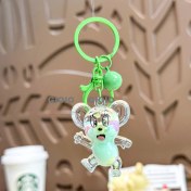 Resim Silver1 Iyi Şanslar Bebek Sevimli Karikatür Peluş Bebek Çanta Kolye Kız Öğrenci Bebek Asılı Anahtar (Yurt Dışından) 