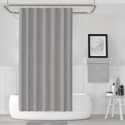 Resim Zethome Jackline Banyo Duş Perdesi 0010 Gri Tek Kanat 180 x 200 cm 