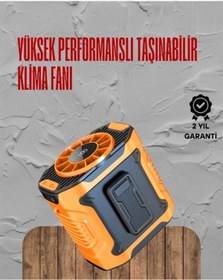 Resim shopwave Turbo Mini Fan – Dijital Ekranlı, Sessiz & Şarjlı Serinlik! 