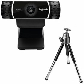 Resim LOGITECH 960-001088, C922, PRO Strem 1080p/30 fps, Otomatik Işık Düzeltimi, Dahili Çift Mikrofonlu, Full HD, Webcam Orjinal ve Garantili Ürün