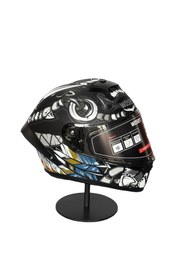 Resim WOSEN Ws-602 Güneş Gözlüklü Full Face Kask (Şeffaf Vizörlü) MATT BLACK W5 (602) 