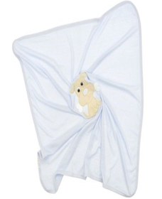 Resim CNGZSHOP Penye Bebek Battaniyesi Yazlık Köpek Figürlü 85x95 