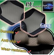 Resim Lumaworld Gray Citroen C5 2010-2019 5 Parça Anti-kaygan Deri Tabanlık Seti 