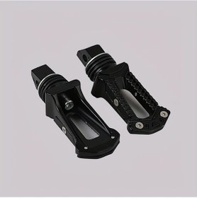Resim Tongdashop Siyah Cnc Alüminyum Alaşım Motorcycle Arka Ayaklık, Zarif Ve Dayanıklı Motor Yükseltme Parçası 