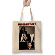 Resim Baskı Dükkanı Super Herois - Direito Bez Çanta Uzun Saplı 