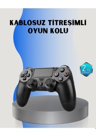 Resim Mey İthalat Ps4 Uyumlu Kablosuz Oyun Kolu Gerçekçi Titreşimli Geri Bildirim 