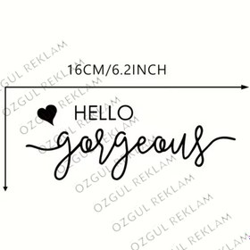 Resim ÖZGÜL REKLAM Merhaba Güzel" Ayna Yazısı - Kapılar, Aynalar, Paneller 