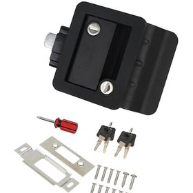 Resim Suntek Rv Kürek Giriş Kapısı Kilidi Mandalı Anahtarlarla 11cmx15,7cm 
