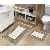 Resim Belemir Gibson Siyah Kaymaz Deri Taban Ikili Banyo Seti, Makinada Yıkanabilir, A Kalite Ürün 
