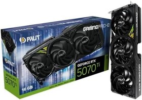Resim Palit RTX5070Ti GamingPro-S 16GB 256Bit GDDR7 Ekran Kartı NE7507T019T2-GB2031U 