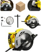 Resim Pro Müller Alman 3200 Bakır Sargı Çelik Şanzıman Profesyonel Daire Testere Sunta Kesme Makinesi 