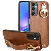 Resim Samsung Galaxy A05s İçin Premium Pu Deri Bileklik Kılıf Uyumluluk Kolaylık 