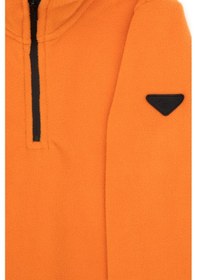 Resim U.S. Polo Assn. Erkek Çocuk Bakır Yarım Fermuarlı Sweatshirt 50313841-VR182 