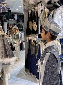 Resim Maya Şanlı Gümüş Pelerinli Sünnet Kıyafeti 