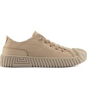 Resim Gamelu Vıgor Unisex Lastikli Memory Foam Keten Sneaker Ayakkabı Bej 