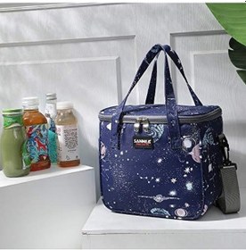 Resim Willowhaven Çok Amaçlı Bpa İçermeyen Öğle Yemeği Çantası - Bitki, Çiçek, Galaksi, Hayvan Desenleri, 9.5x5.9x7.9 İnç, 12 Yaş Altı Kullanılamaz Çok Renkli 