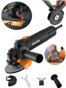 Resim Pro Müller Alman Technology 4500 Watt Çelik Şanzuman Bakır Sargılı Avuç İçi Taşlama Ve Demir Kesme Makinesi 