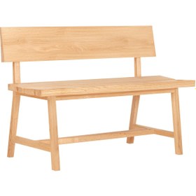 Resim Ahşap Bank - PI Serisi, Sırtlıklı- 140 cm - Honey 