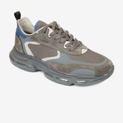 Resim Greyder Erkek Koyu Gri Hakiki Deri Sneaker Ayakkabı 4K1SA17200 