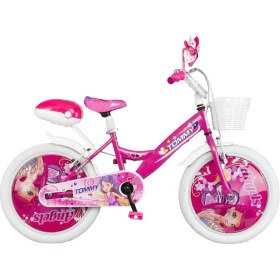Resim Tommybike Kız Bisikleti 7-10 Yaş Çocuk Bisikleti 20 Jant Bisiklet Kapaklı 