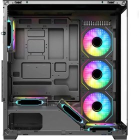 Resim Frisby Domınator 650W 80+ 7X120MM Argb Fan Mid Tower Atx Siyah Gaming (Oyuncu) Kasa 