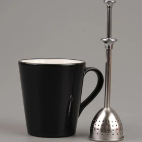 Resim Çan Bitki Çayı Süzgeci - Gri 